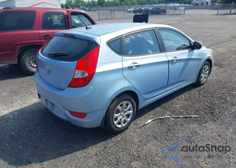 2013 Hyundai Accent Gs from USA, damaged, VIN KMHCT5AE6DU089899